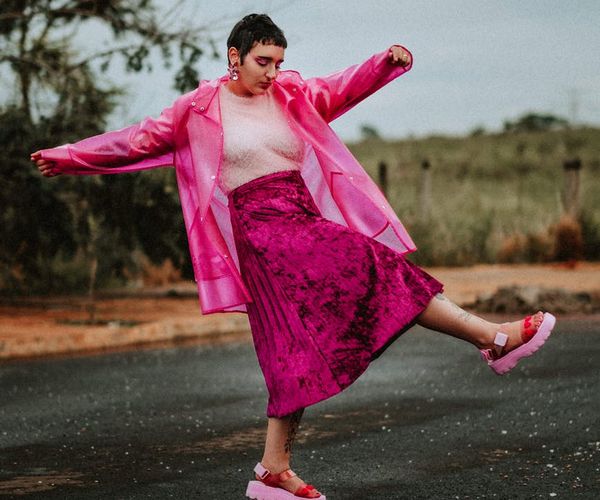 Person feeling vibrant and energetic in a natural outdoor setting.